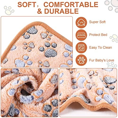 Tatuo 4 Pcs Fleece Dog Blankets - Image 5