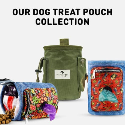 INSPECTOR TAIL Dog Treat Pouch for Training, Drawstring Bag, Hands Free - Image 3