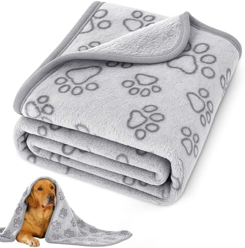 Dog Blankets for Medium Dogs, Premium Soft Dog Blankets for Small Dog by PEASUG