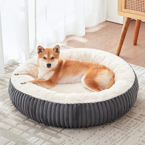 33 inches Calming Donut Dog Bed by BedStillLoveStill