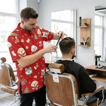 Funny Print Barber Jackets & Smocks - Image 3