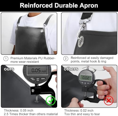 SHEOMERN Waterproof Apron 2-Pack - Image 4