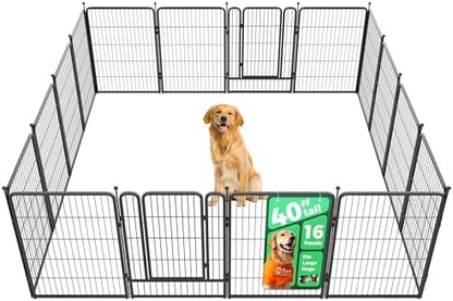 FXW Rollick Dog Playpen, Yard & RV Camping, 16 Panels by FXW