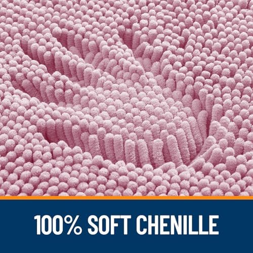OLANLY Large Bathroom Rugs 44x32, Extra Soft Absorbent Chenille Bath Rugs - Image 3