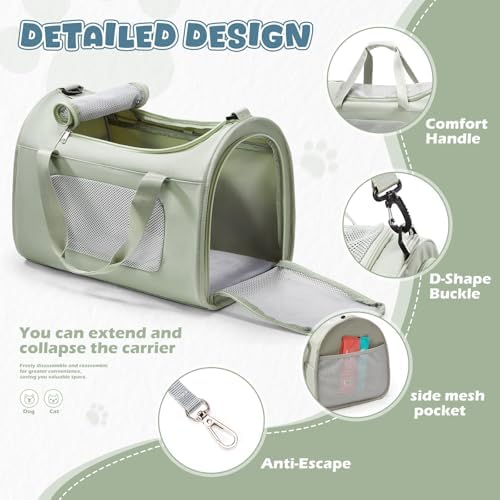 Extra-Large Cat Carrying Case Pet Dog Carrier Soft-Sided Cat Bag Airline - Image 4