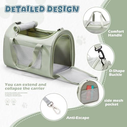 Extra-Large Cat Carrying Case Pet Dog Carrier Soft-Sided Cat Bag Airline - Image 4