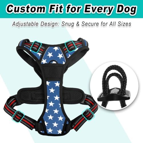 BARKBAY Dog Harness for Small Sized Dog No Pull 2 Leash Clips Dog Vest - Image 6