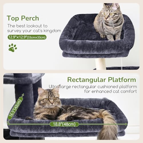 Globlazer 65in Sturdy Cat Tree Tower - Image 3