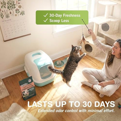Sprinkle & Sweep: Litter Box Deodorizer - 8oz Bag - Cat & Kitten Home Odor - Image 5