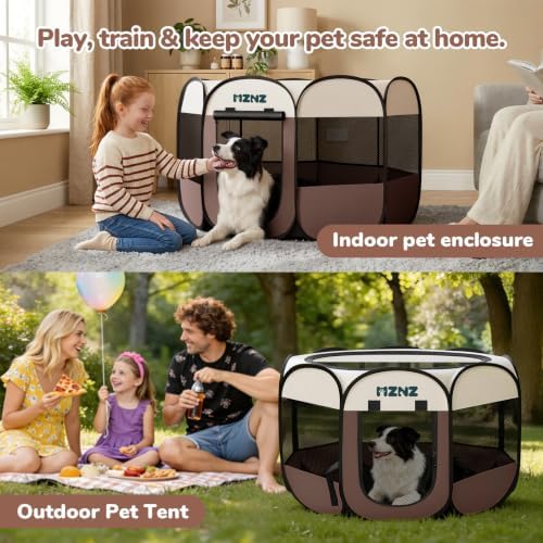 Dog Cat Small Animal Puppy Playpen Crate - Image 3