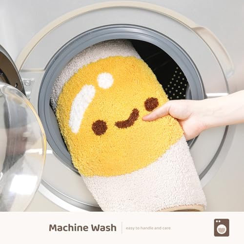 Molesun Egg Bath Mat 16x24, Soft Absorbent Microfiber Bath Rugs - Image 7