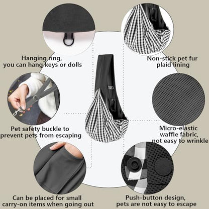 Dog Sling Carrier Soft Breathable - Image 4