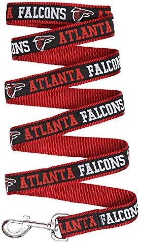 Pets First NFL Licensed Atlanta Falcons Pet Leash, Size Small – Durable Satin by PETSFIRST