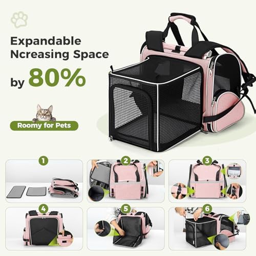 Lekereise Expandable Cat Backpack Carrier - Image 4