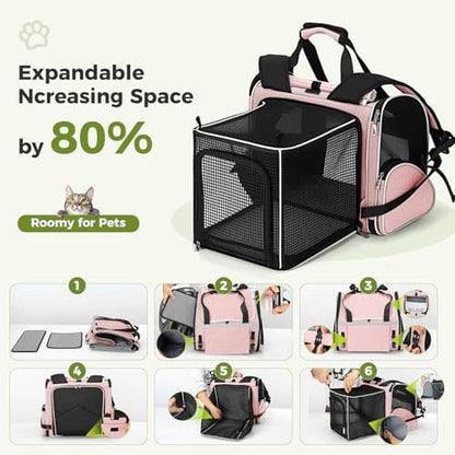 Lekereise Expandable Cat Backpack Carrier - Image 4