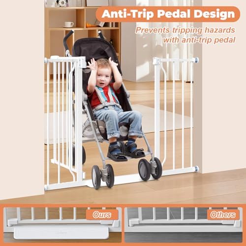 29"-45" Baby Gate, No Drilling Auto Close Dog Gate Indoor - Image 3