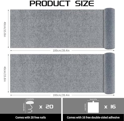 2 Pcs Self-Adhesive Cat Scratch Mat, Cat Scratch Furniture Protector - Image 2