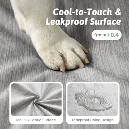 COZY KISS Cooling Dog Bed for Medium Dogs - Image 4