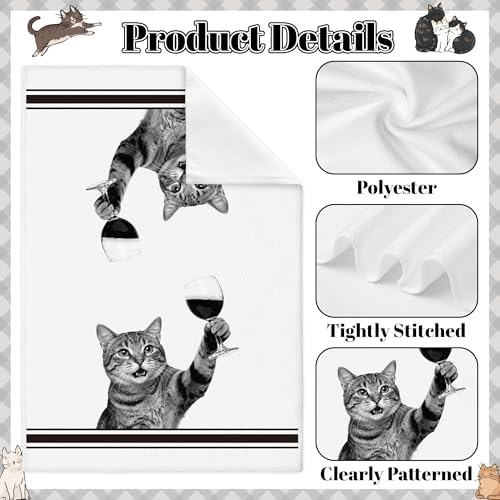 Cute Cats Hand Towel - Image 3