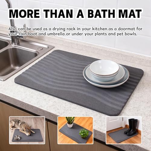 Stone Bath Mat Diatomaceous Earth Shower Mat - Image 5