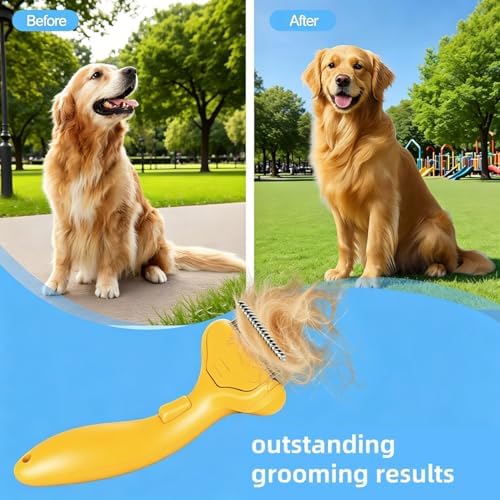 Undercoat Rake for long haired Cats & Small/Medium Dogs – Deshedding Brush & - Image 5
