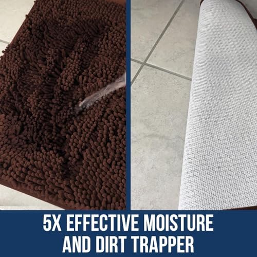 Muddy Mat® | Chenille Bathroom Rugs Quick Dry Microfiber Mats Non Slip Washable - Image 3