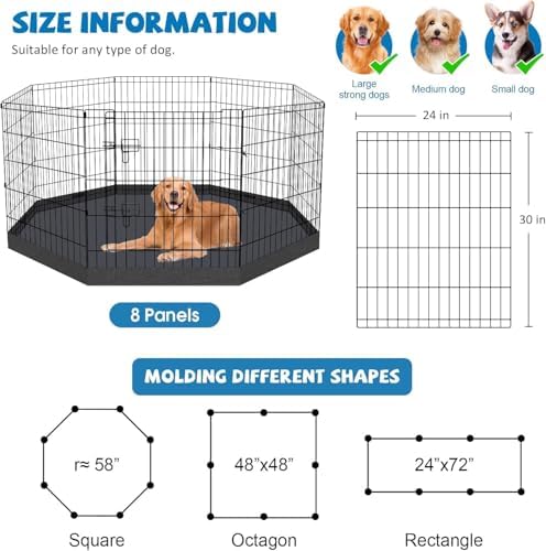 Artmalle 30" H Dog Playpen - Image 2