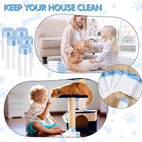 Harloon 100 Count 25" x 16" Cat Litter Box Liners Waste Drawer Drawstring - Image 4