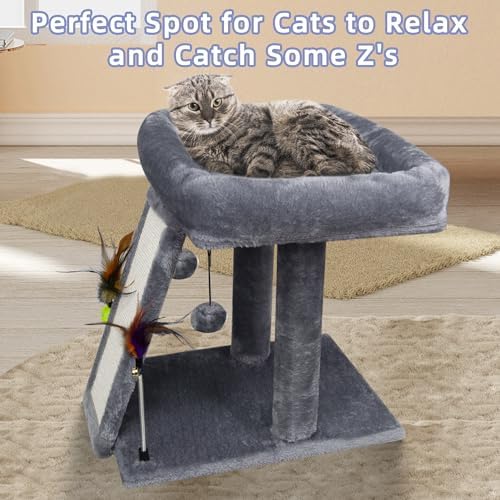 TWDEPART Cat Tree Tower with Cat Scratching Post - Image 6
