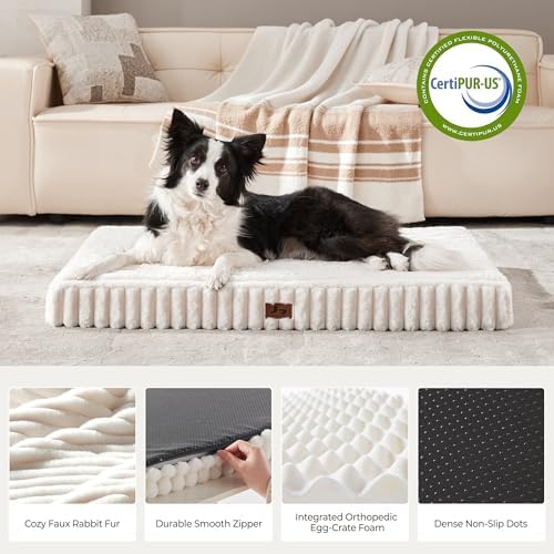 Dog Bed Medium Sized for Crate, Orthopedic Pet Pad for Dogs - Image 3