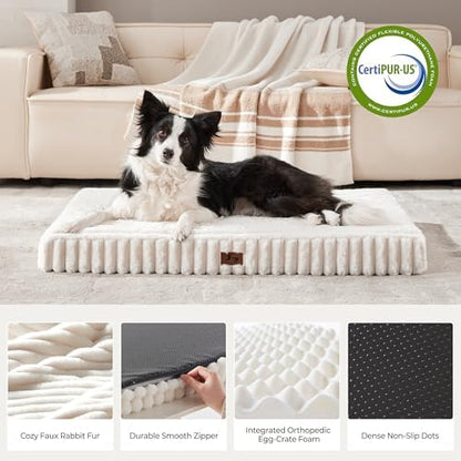 Dog Bed Medium Sized for Crate, Orthopedic Pet Pad for Dogs - Image 3