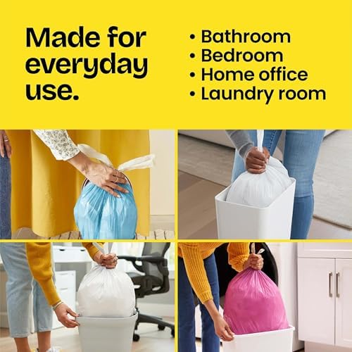 Glad Medium Trash Bags, 8 Gallon, Gain Original - Image 5