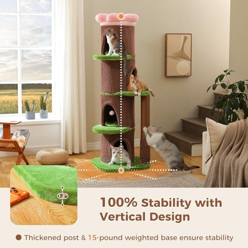 MUTTROS 68.5" Forest Cat Tree Tower - Image 4