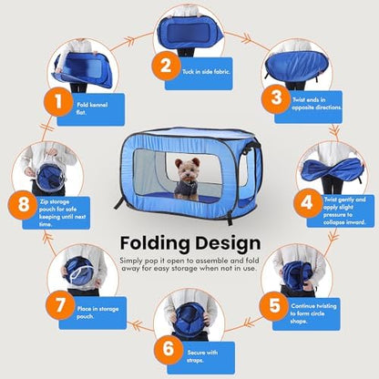 Portable Collapsible Pop Up Kennel - Image 5