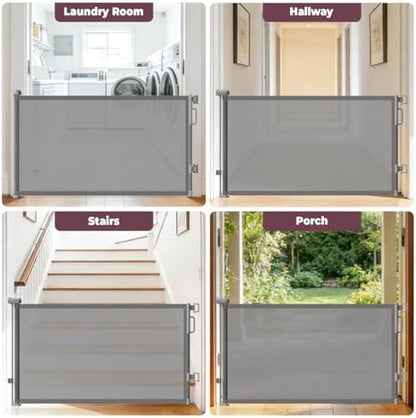 2Pack Retractable Baby Gates for Stair - Image 6