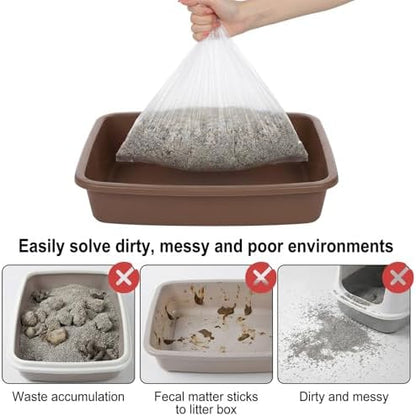 50 Pcs Disposable Plastic Cage Liners, Rabbit Litter Box Liners Leak Proof - Image 5
