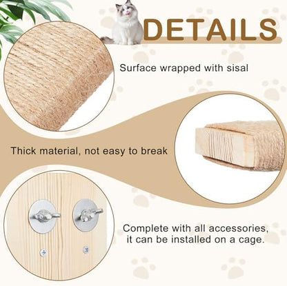 AceOrbit 4 Pcs Cat Cage Ladder Accessories Catio Indoor - Image 3