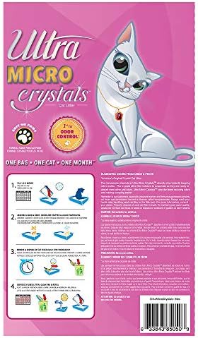 Ultra Micro Crystals UNSCENTED Premium Non-CLUMPING CAT Litter, 5-LB Bag - Image 3