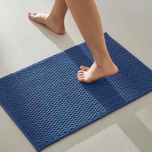 TYUU Bathroom Rugs Non Slip Washable, Super Absorbent Thin Bath Mat Small Quick by TYUU