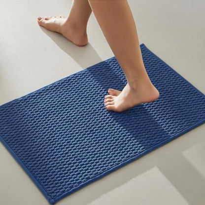 TYUU Bathroom Rugs Non Slip Washable, Super Absorbent Thin Bath Mat Small Quick by TYUU