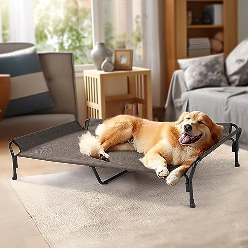 Veehoo Cooling Elevated Dog Bed, Raised Dog Cot - Image 6
