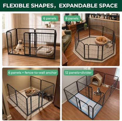 FXW Homeplus Indoor Dog Playpen, 6 Panels, - Image 6