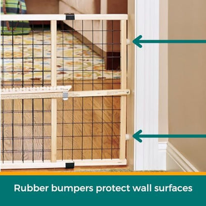 MYPET Wire Mesh Dog Gate: 26.5"-42" Wide Pressure Mounted - Image 6