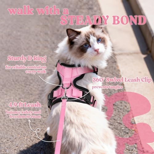 rabbitgoo Cat Harness and Leash Set, Escape Proof Vest - Image 5
