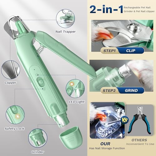 2-in-1 Dog & Cat Nail Clipper - Image 2
