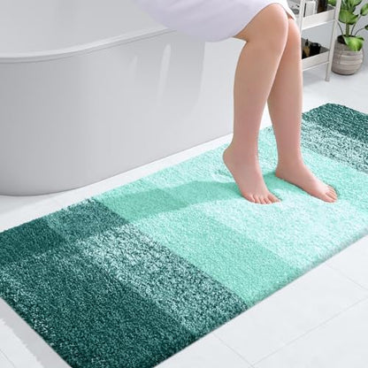 OLANLY Bathroom Runner Rug 45x27, Extra Soft Absorbent Microfiber Bath Rugs by OLANLY
