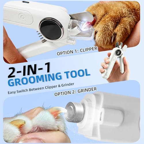 2-in-1 Dog Nail Clippers & Grinder - Image 2