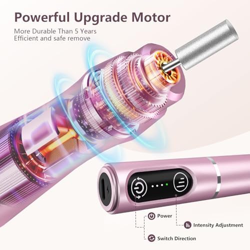 TUOBEO Cordless Nail Drill Electric Nail File Kit, Rechargeable Efile Set - Image 5
