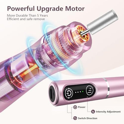 TUOBEO Cordless Nail Drill Electric Nail File Kit, Rechargeable Efile Set - Image 5