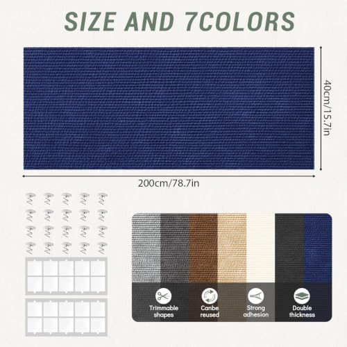 Cat Scratch Couch Protector, 78.7"x15.8" Self-Adhesive Furniture Protector - Image 3